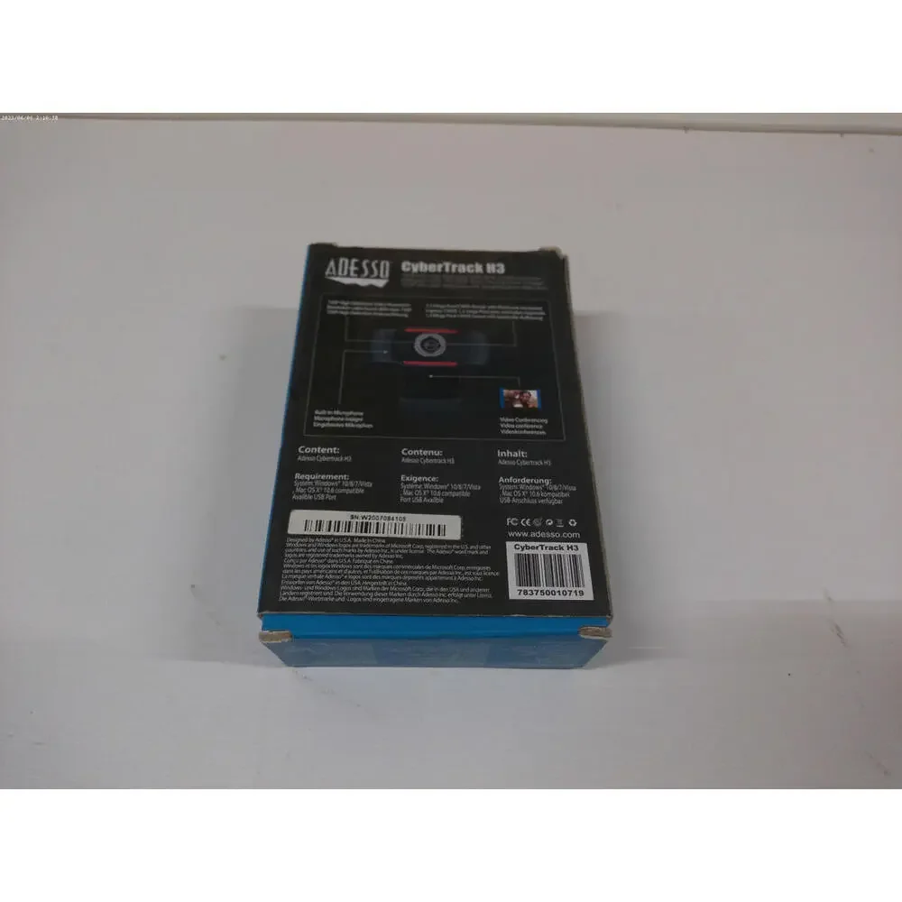 Adesso CyberTrack H3 720P HD USB Webcam w/ Built in Microphone FREE S/H
